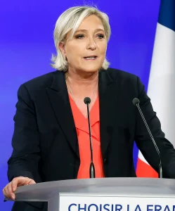 French politician Marine Le Pen